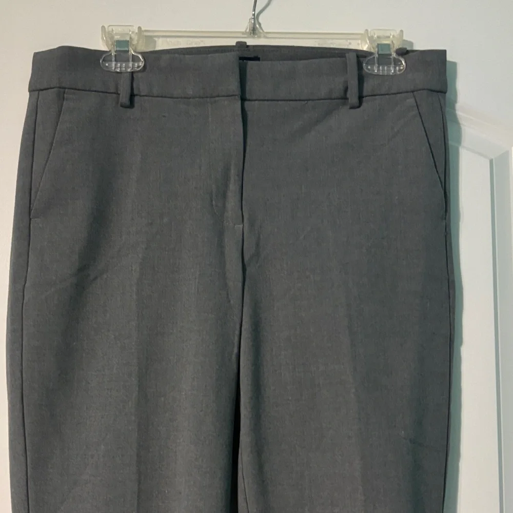 J. Crew Classic Gray Ruby Cropped Trousers